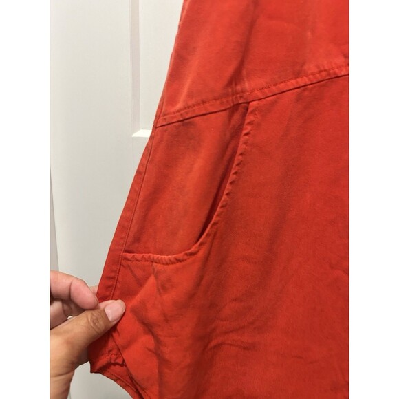 Soft Surroundings Easy Tencel Tunic Top Women’s Size Large Peplum Pockets Red - Picture 6 of 6